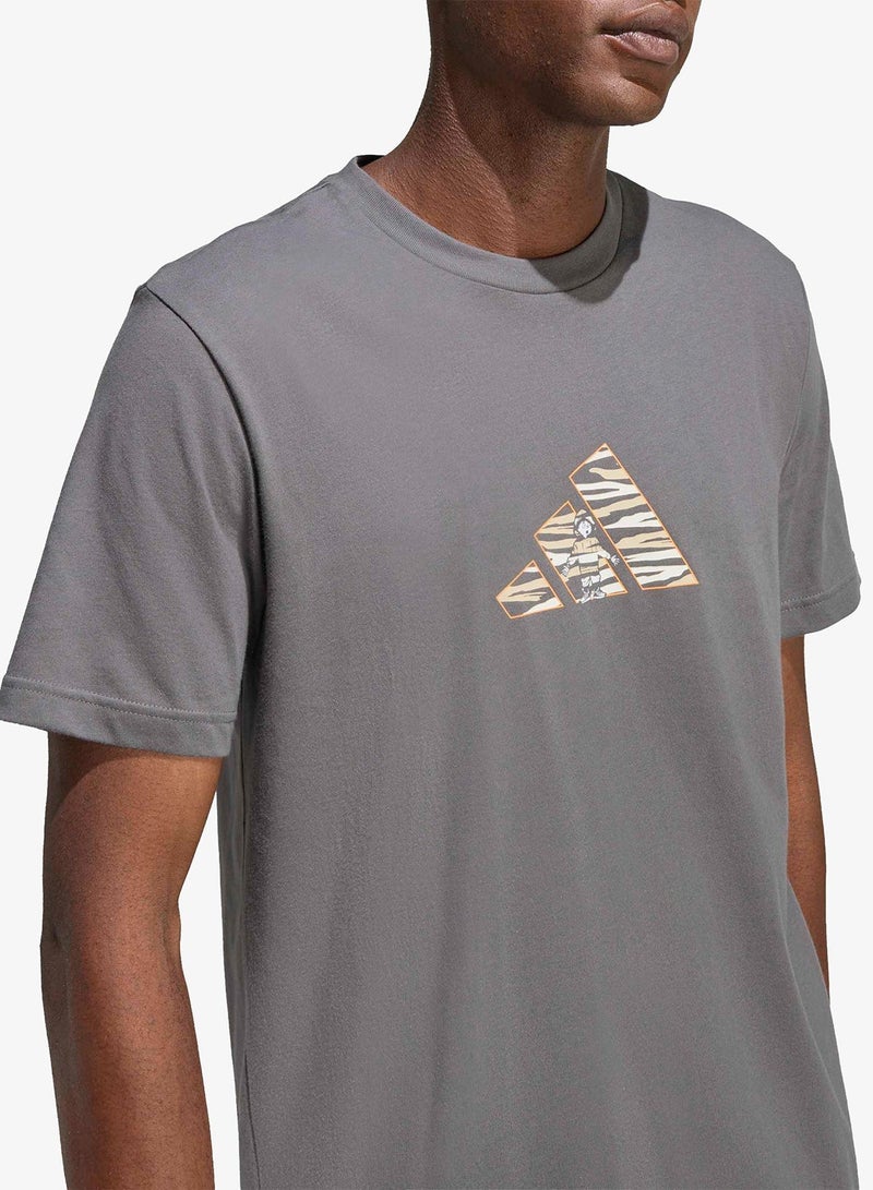 Adidas Camo Explorer Graphic T-Shirt - Image 3
